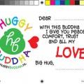 Huggy Buddha, huisstijl, nametag